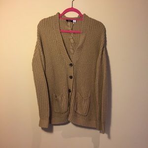 tan knit sweater